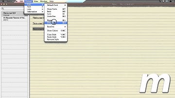 OS X Mountain Lion: Notes App