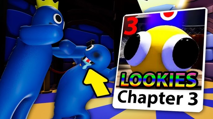 CHAPTER 3 FIM DO AZUL BABÃO NOVO FINAL RAINBOW FRIENDS CAPÍTULO 3 NOVOS  MONSTROS NOVOS JUMPSCARES 