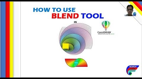 Blend tool video tutorial  using CorelDraw 2019,Prat # 01.