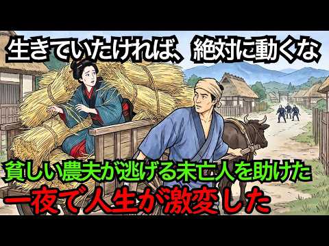 「その女を出せ。さすれば証文を破ってやろう」――貧しい百姓が隠した逃亡中の女。その選択が一夜で人生をひっくり返した | 歴史解説 民話 | 百姓