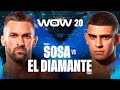 Ref:XDXTO33cEZk Wow 20 la noche de los campeones | hecher sosa vs yaman mjahed | combate completo | mma full fight