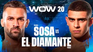 Wow 20 La Noche De Los Campeones Hecher Sosa Vs Yaman Mjahed Combate Completo Mma Full Fight