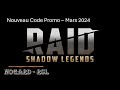 Raid  shadow legends  nouveau code promo  recap de mon compte  info recrutement 