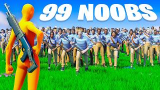 1 TRYHARD vs 99 NOOBS ¿Se puede?