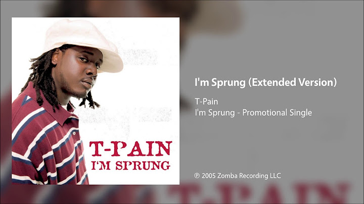 I'm Sprung Extended version - Extended performance video thumbnail