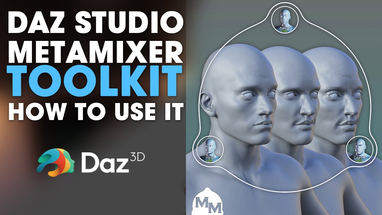 MetaMixer for DAZ Studio ~ How to install and use MetaMixer Toolkit to ...