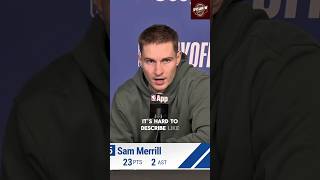 Sam Merrill Talks About What Donovan Mitchell Means To Him After Game 7 Win vs Pistons