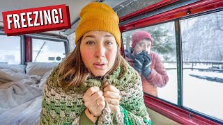 We Had To Survive EXTREME COLD in a Van