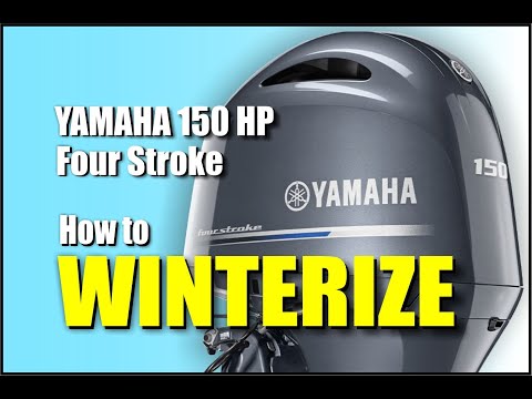 How to Winterize a Yamaha 150 hp Four Stroke Outboard by DIYeasycrafts