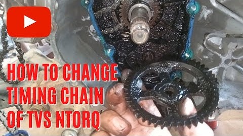 How to change timing chain of TVS NTORQ#tvs ntorq ke timing chen kaise badalen#