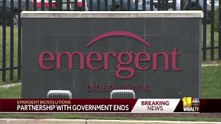 Emergent BioSolutions ending partnership in government program