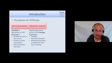 Cognitive Psychology Lecture 04 - Part 1 (Introduction to Short Term Memory, STM)