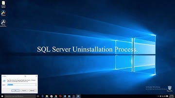 How To Uninstall SQL Server Instance.