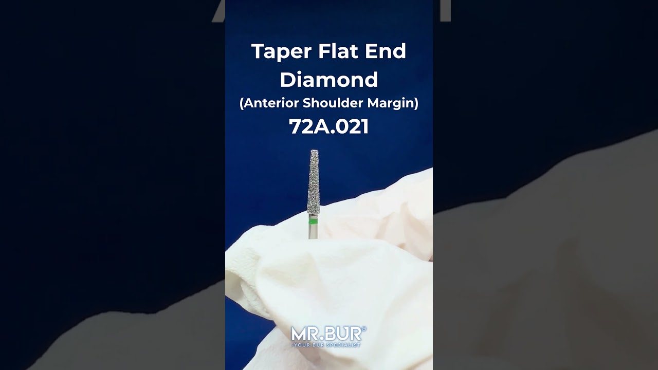Taper Flat End Bur | Diamond Dental Bur