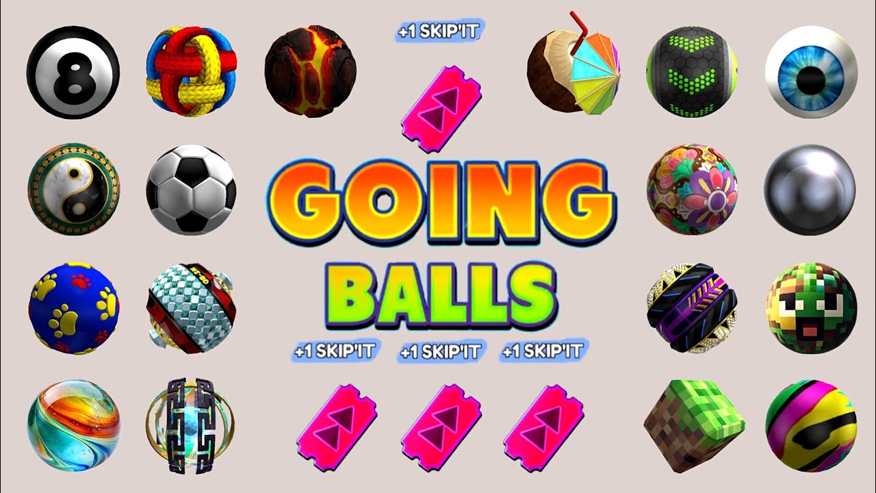 Собирайте жетоны и проходите скоростной забег в игре Going Balls #akleshop #goingballs