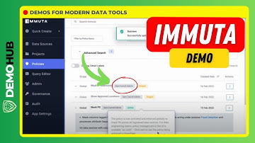 Immuta Demo // Modern Universal Cloud Policy-Based Data Accesss Control Platform | Demohub.dev