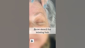 Creating #brows with #stencils #browgoals #eyebrows #browshaping #browexpert #browtips #shorts