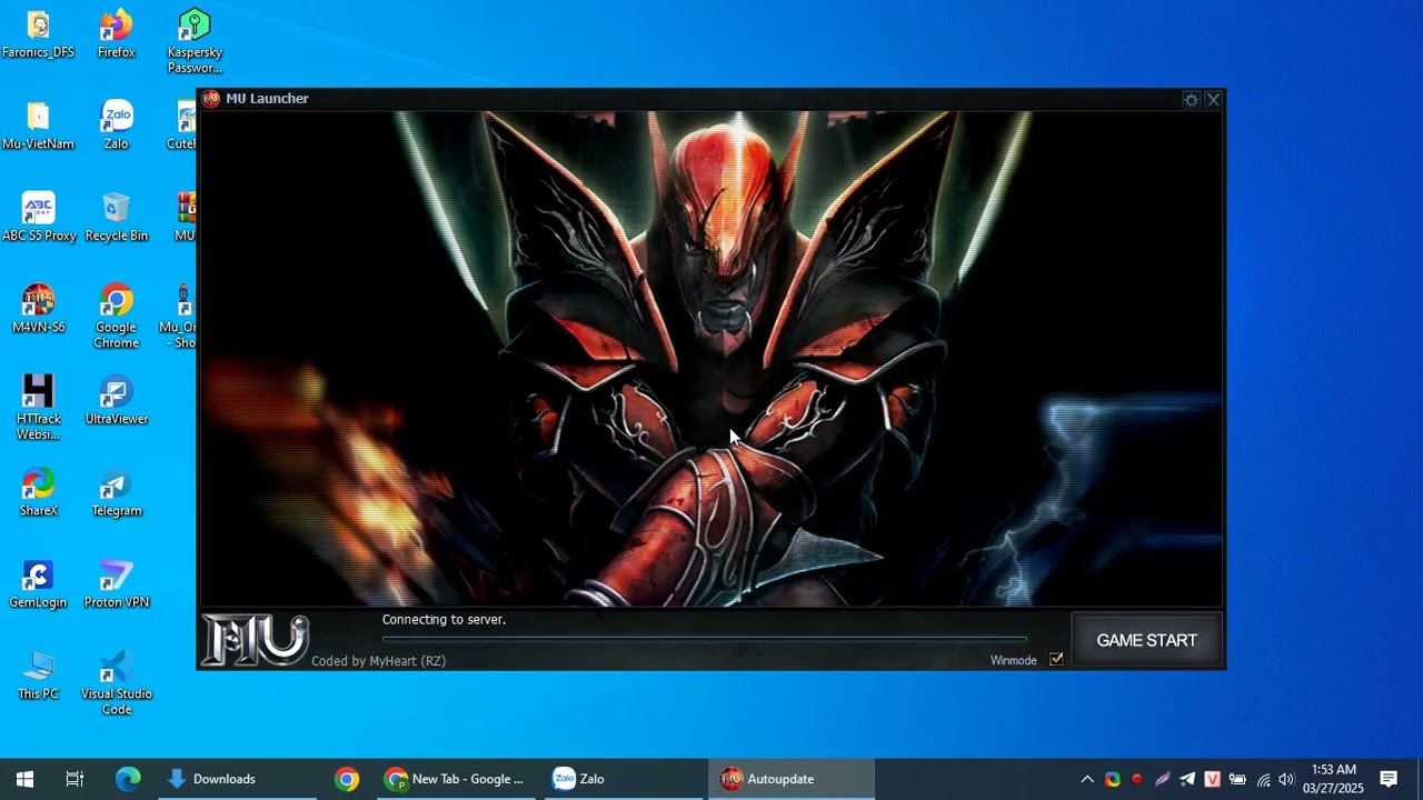 hackmu , lỗi không mở được launcher