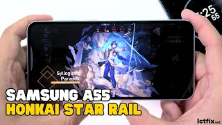 Samsung Galaxy A55 Honkai: Star Rail Gaming test | Exynos 1480, 120Hz Display screenshot 4