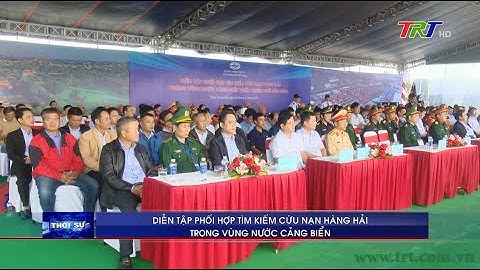 Diễn tập phối hợp tìm kiếm cứu nạn hàng hải trong vùng nước cảng biển