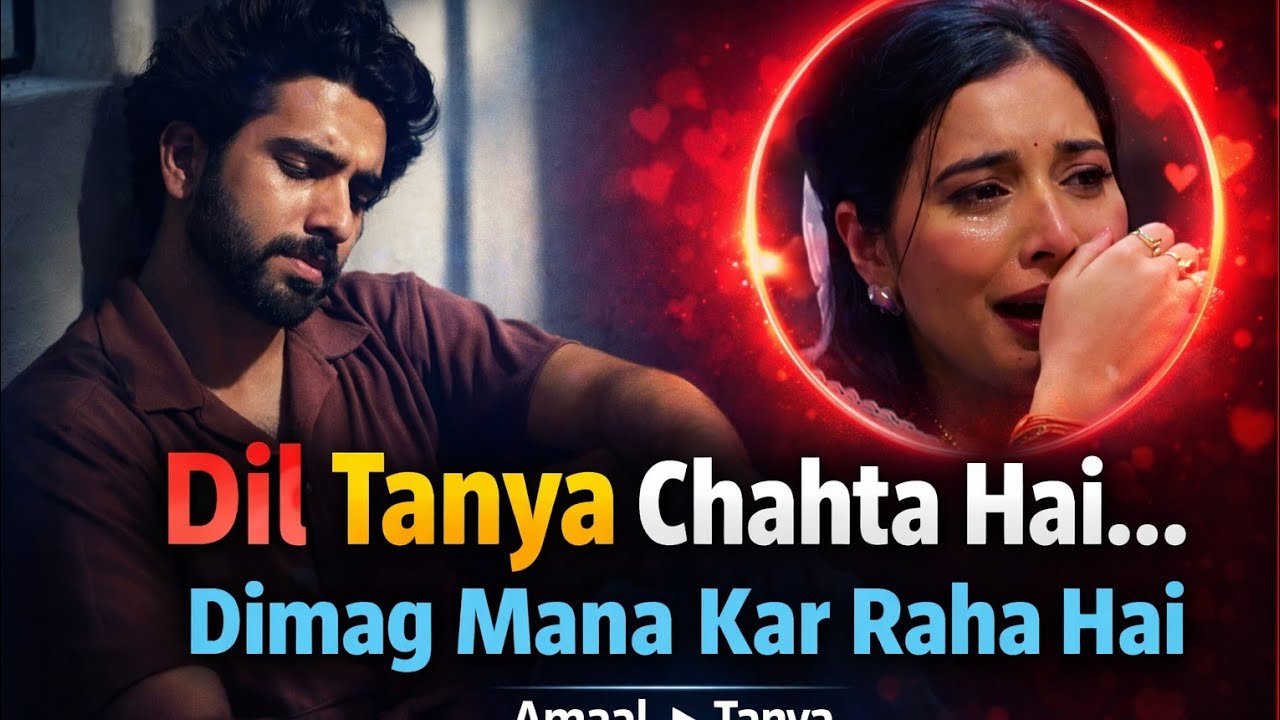 Amaal Mind vs Heart Feelings for Tanya | Dil Kuch Aur Chahta Hai, Dimag Kuch Aur || Amaanya feelings