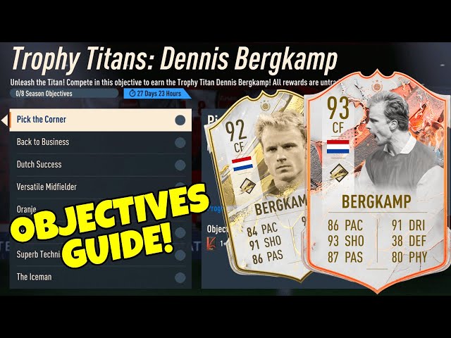 Carte à Collectionner Dennis Bergkamp 2023 Futera Unique - Édition Or 9/9 - Pays-Bas - Near Mint