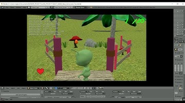 Blender Game Engine BGE Character Spawn Test1