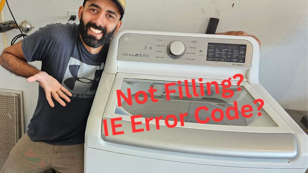 Top Three Reasons Why Your LG Washer Is Not Filling/Filling Too Slowly