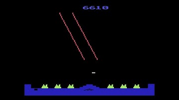 Missile Command Atari 2600 - Gameplay Footage - Let