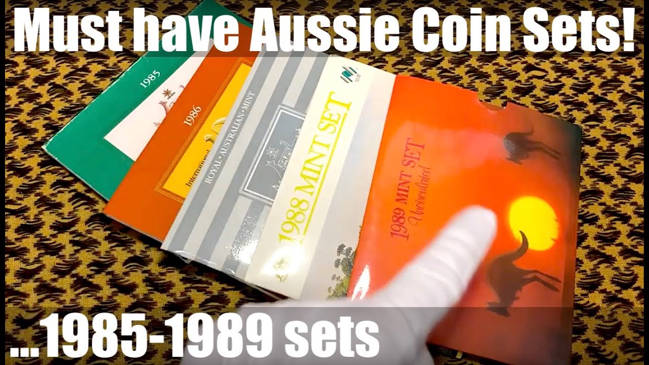 Обязательные наборы монет! ... Наборы монет Австралии 1985-89 годов