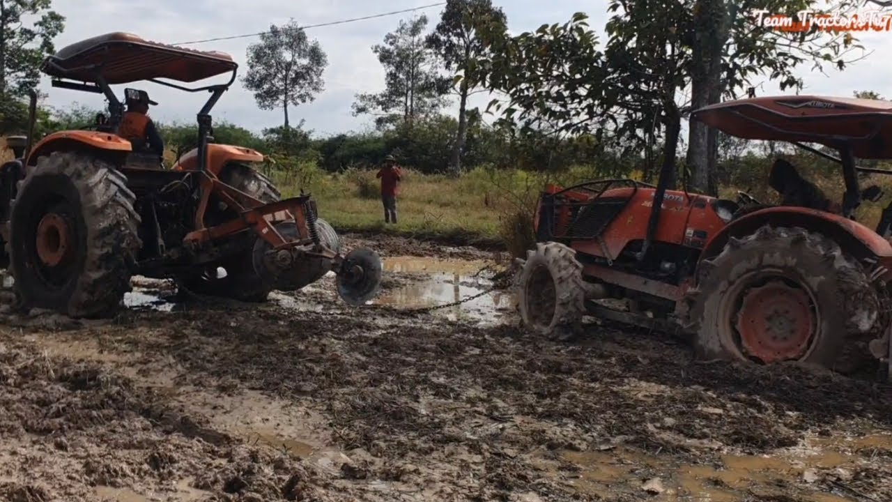 Tractor Stuck in Mud – Urgent Rescue Needed!