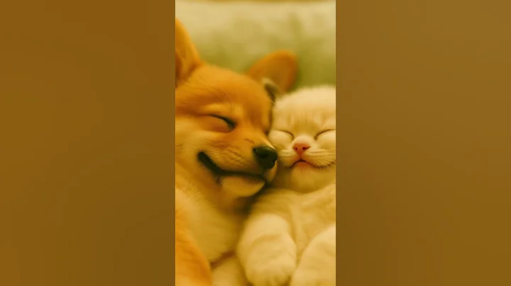 Watch the video about Corgi Puppy Meets Ragdoll Cat 🐾 | The Sweetest Sleep Scene Ever 💤