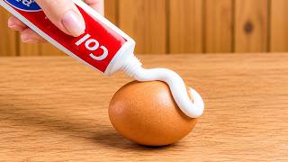You’ll Be Amazed What Happens When You Put Toothpaste in an Egg!! Not everyone knows this secret!