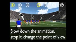 Tactic3D Football playbook 3D viewer screenshot 3