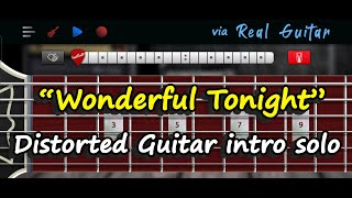 Eric Clapton's "Wonderful Tonight" Distorted Guitar Intro Solo via Real Guitar App screenshot 5