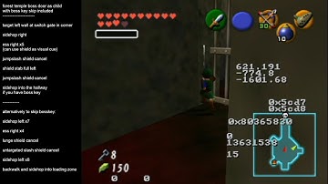 Forest Temple Boss Key Door as Child (with BK skip)