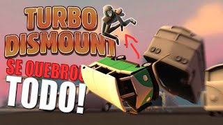 Simulador de se quebrar todo no Turbo Dismount