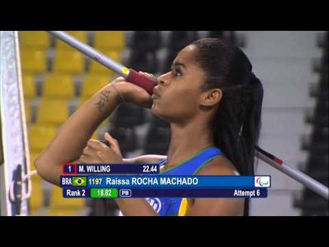 Women's javelin F56 | final |  2015 IPC Athletics World Championships Doha