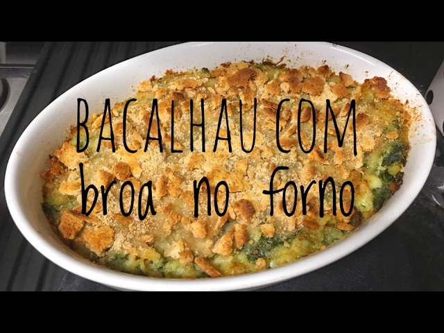 BACALHAU COM BROA E ESPINAFRES