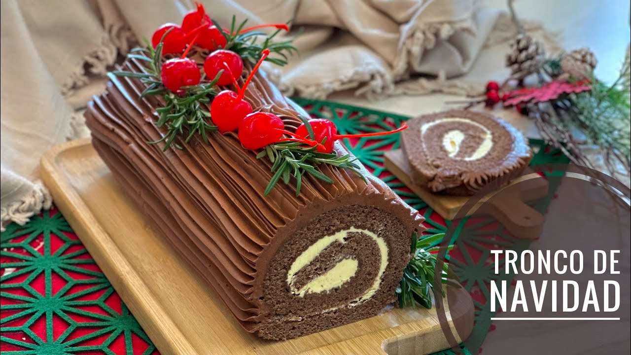 CÓMO HACER UN TRONCO DE NAVIDAD - BÛCHE DE NOEL