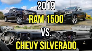 LUXURY TRUCK FACEOFF  2019 Chevy Silverado vs. 2019 RAM 1500: Comparison