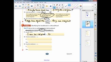 Geometry Video Notes on Section 2.3