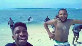 Beginilah Kondisi pantai Pulau Sika yang jarang sekali di Datangi para wisatawan.