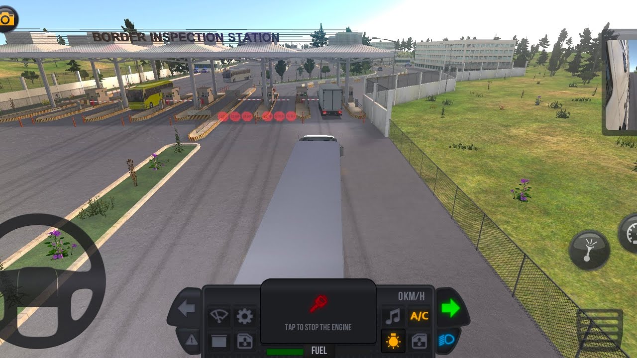 Truck simulator : ultimate! Border inspection stations ! 🚓🚨🚧 Volvo truck 🚛 #games 