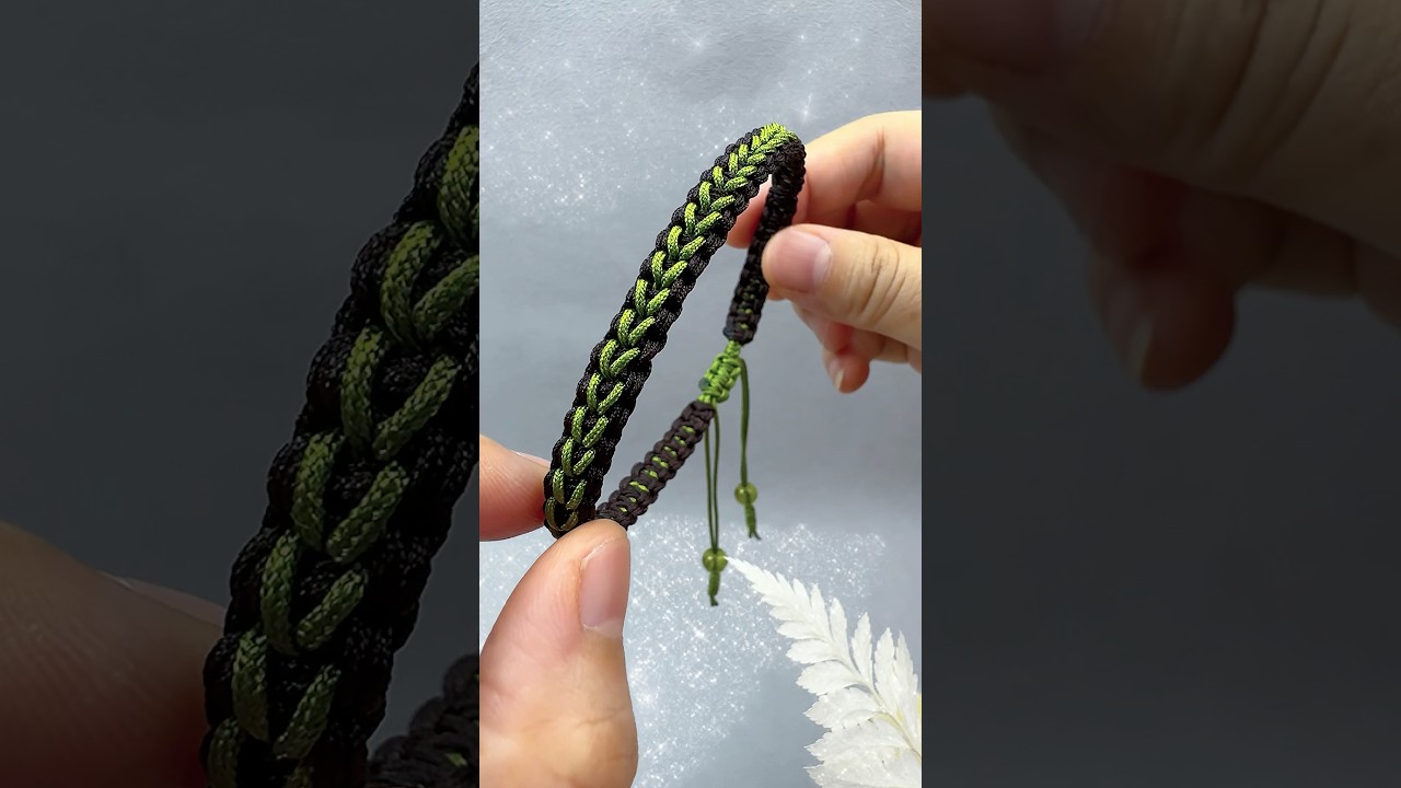 🦣SUPER Easy DIY Men’s Bracelet 🪾How To Make CORD Bracelet MACRAME Bracelet 