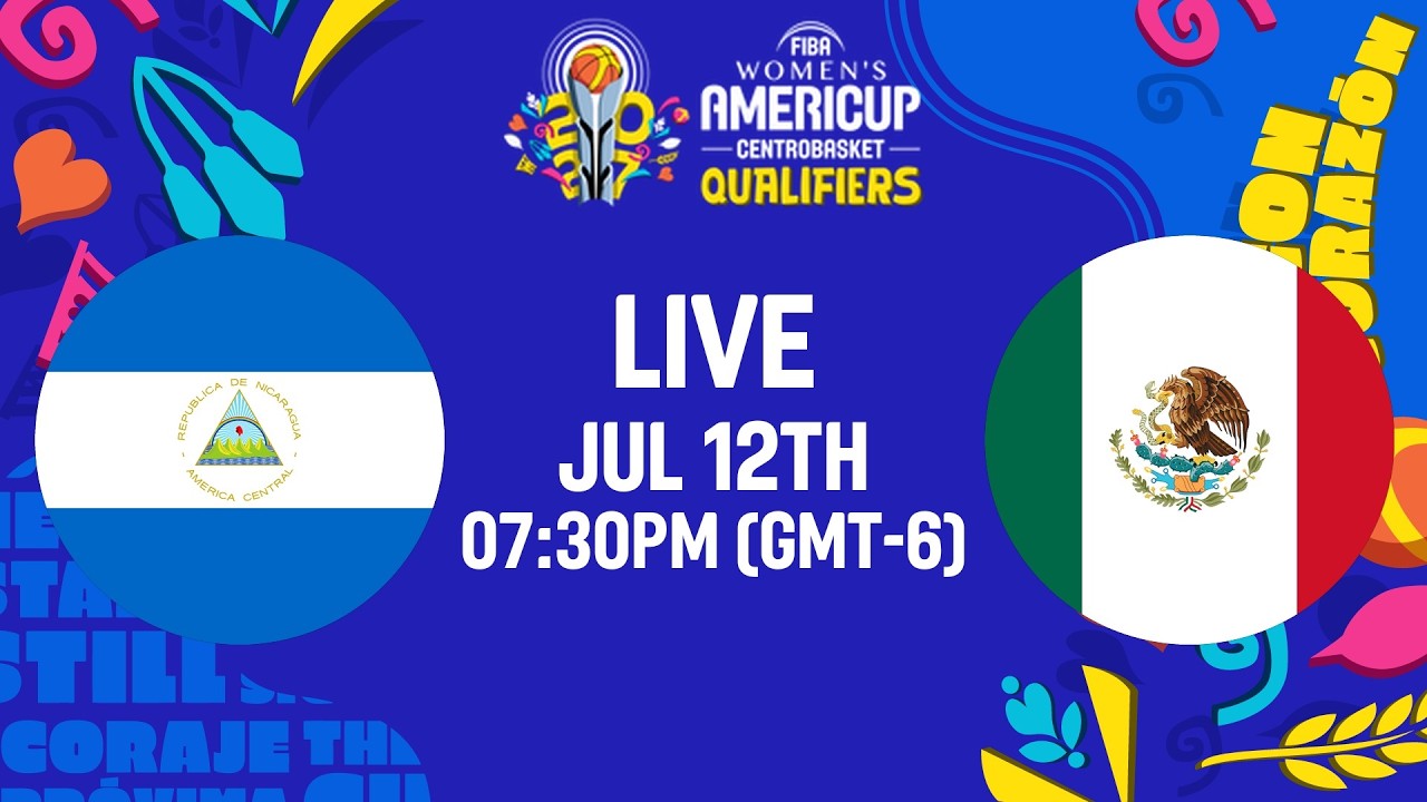 Nicaragua v Mexico | Full Basketball Game | FIBA Women's AmeriCup 2027 Centrobasket Qualifier 2026