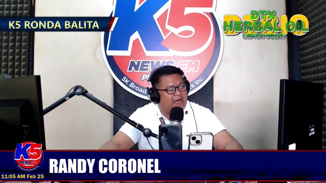 K5 News FM Bayawan Digital News Live Stream | Top of the Hour News hosted by K5 Aying Macahilos