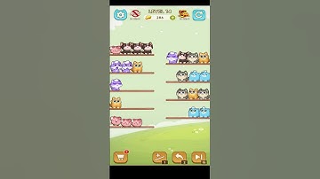🏅CAT SORT PUZZLE🎧LVL 14🐈Gameplay Walkthrough 🎮 #shorts #catsort #catsortpuzzle #walkthrough #funny
