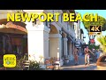 Walking around Balboa Pier &amp; Fun Zone in Newport Beach CA | 4K Walking Tour