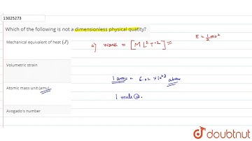 Which of the following is not a dimensionless physical quatity?